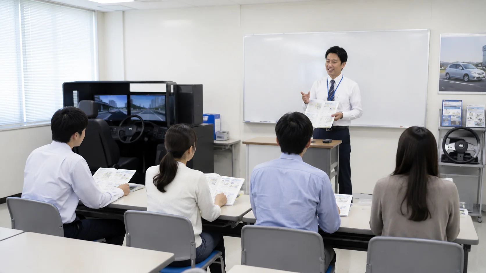 教習所での2種免許取得